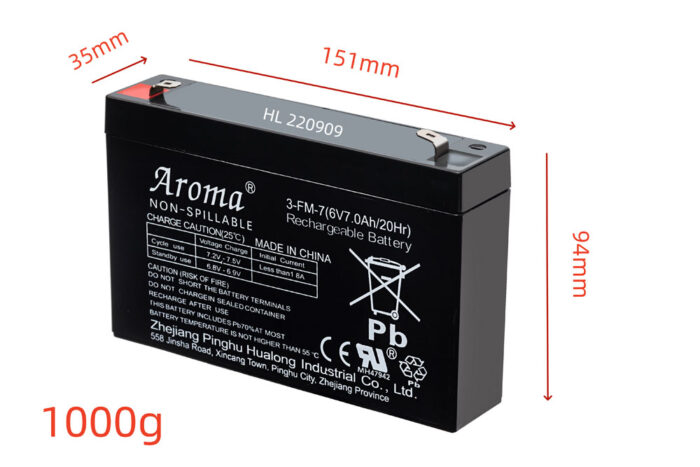 6V7.jpg 6 Volt 7aH Rechargeable Battery Kids Electric Ride On Cars - Image 1