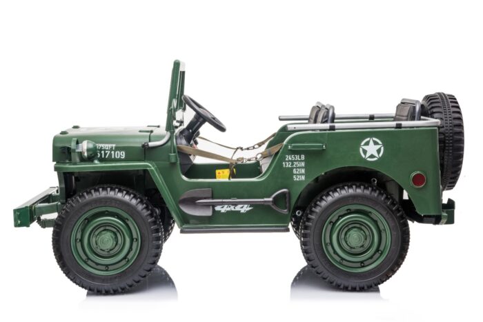 NEW 2024 24V XL 3 Seater Willys MB ride on Jeep - Image 11