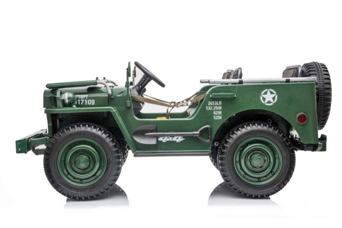 NEW 2024 24V XL 3 Seater Willys MB ride on Jeep - Image 16