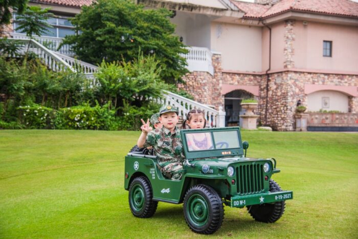 NEW 2024 24V XL 3 Seater Willys MB ride on Jeep - Image 18