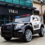 Ride On Police Car 12V For Kids With Siren - Image 4
