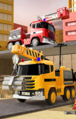 Kids Rescue Truck With Parents Stand - Image 2