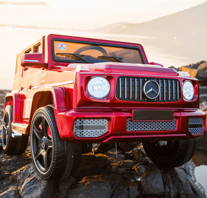 MERCEDES BENZ 7188 INSPIRED 4WD RIDE ON CAR FOR KIDS WITH LEATHER SEATS - Image 11