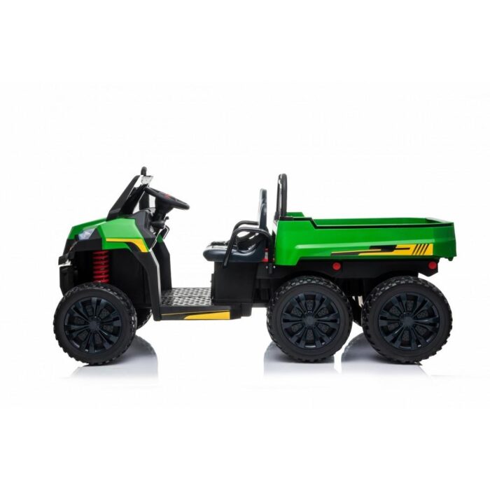 Ride on tractor with EVA wheels 24V - Green - Image 4