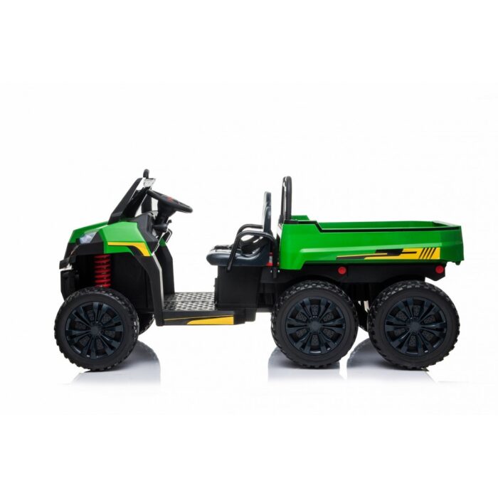 Ride on tractor with EVA wheels 24V - Green - Image 2