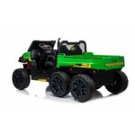 Ride on tractor with EVA wheels 24V - Green - Image 3