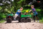 Ride on tractor with EVA wheels 24V - Green - Image 5