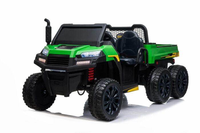 Ride on tractor with EVA wheels 24V - Green - Image 1